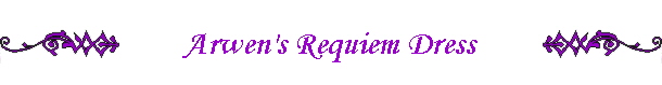 Arwen's Requiem Dress