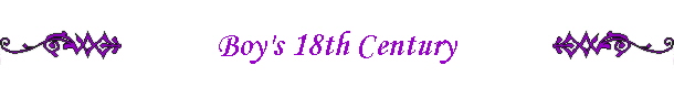Boy's 18th Century