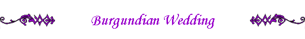 Burgundian Wedding