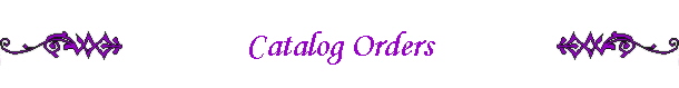Catalog Orders