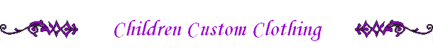 Children Custom Clothing