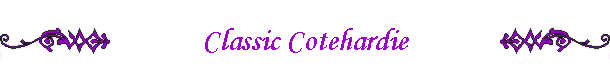 Classic Cotehardie