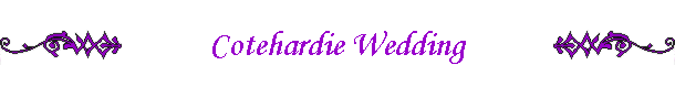 Cotehardie Wedding