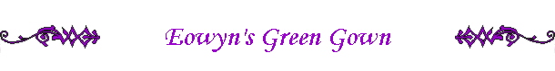 Eowyn's Green Gown