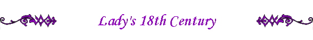 Lady's 18th Century