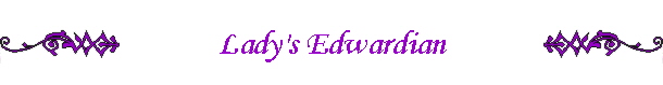 Lady's Edwardian