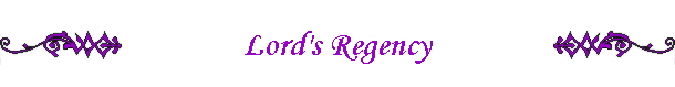 Lord's Regency
