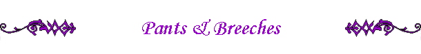 Pants & Breeches