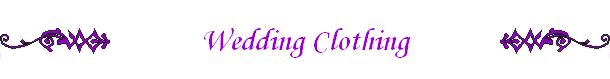 Wedding Clothing