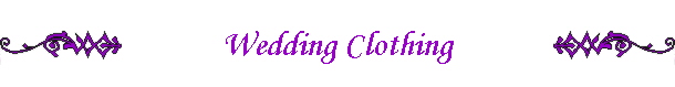 Wedding Clothing