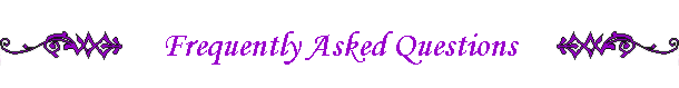 Frequently Asked Questions